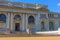 Historic building of the Carnegie Library in Mount Vernon Square before redevelopment, Washington DC, USA. Royalty Free Stock Photo